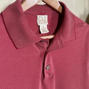 Jos A Bank Textured Weave Polo Shirt